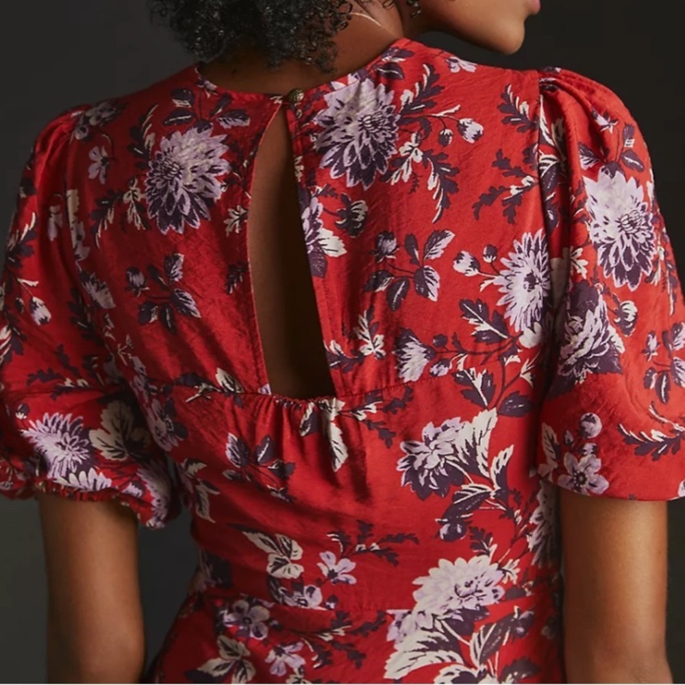 Anthropologie (Maeve) Puff Sleeve Dress - Picture 4 of 4
